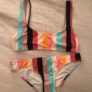 Never worn Solid and Striped bathing suit